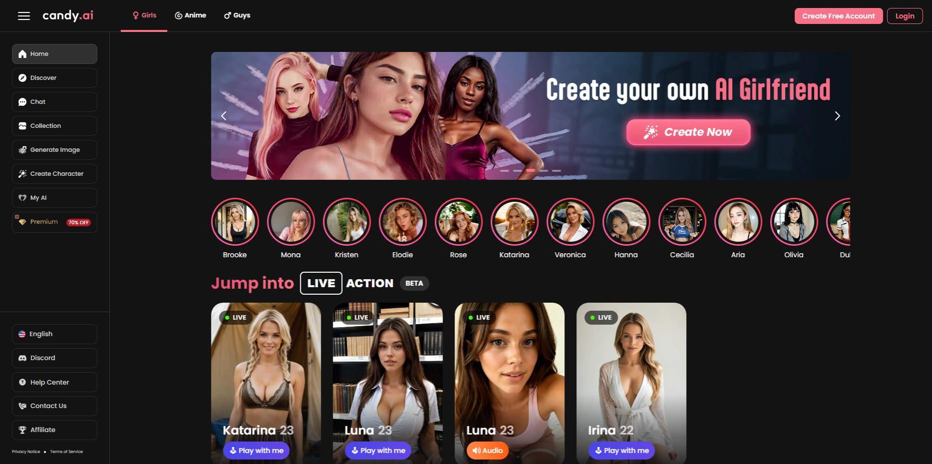 Top Free Candy.ai Alternatives for NSFW Chat